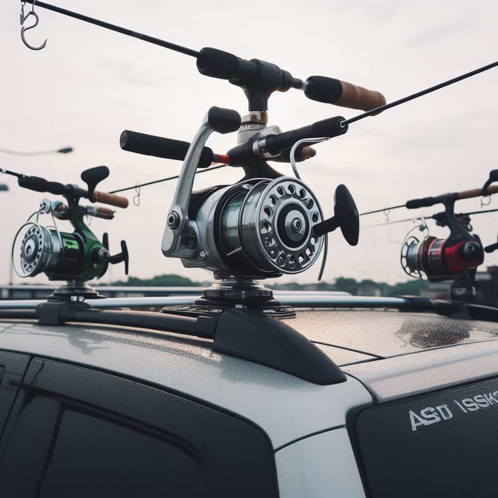 How to Lock Fishing Reels on Car Roofs easily and quickly
