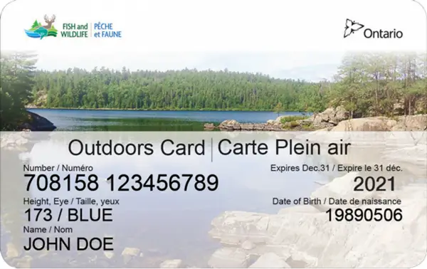 Ontario Canada Fishing License Cost