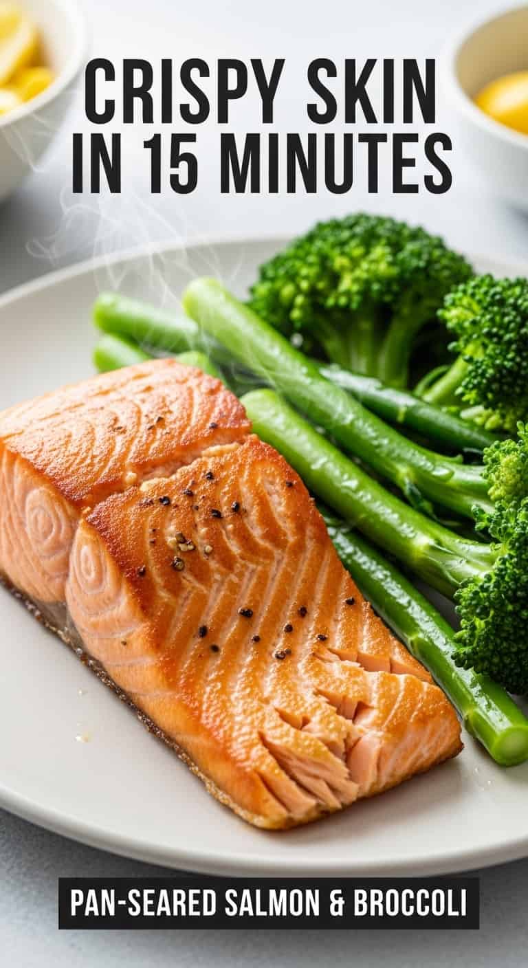 Pan-Seared Salmon with Broccoli