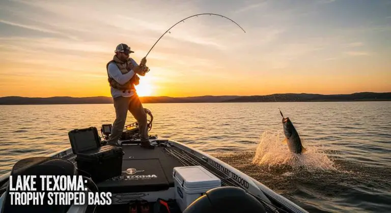 Striped Bass Fishing Lake Texoma