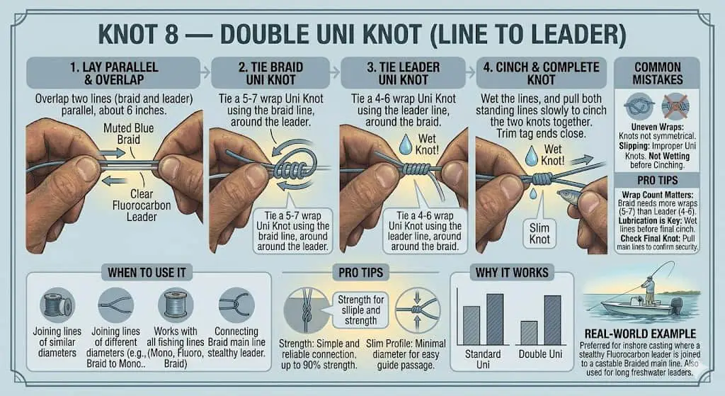 Double Uni Knot