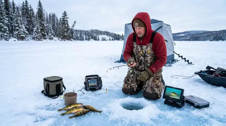Ice Fishing for Perch